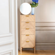 Marius chest of drawers, natural oak
