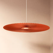 Carmen M 90cm pendant light, slate grey