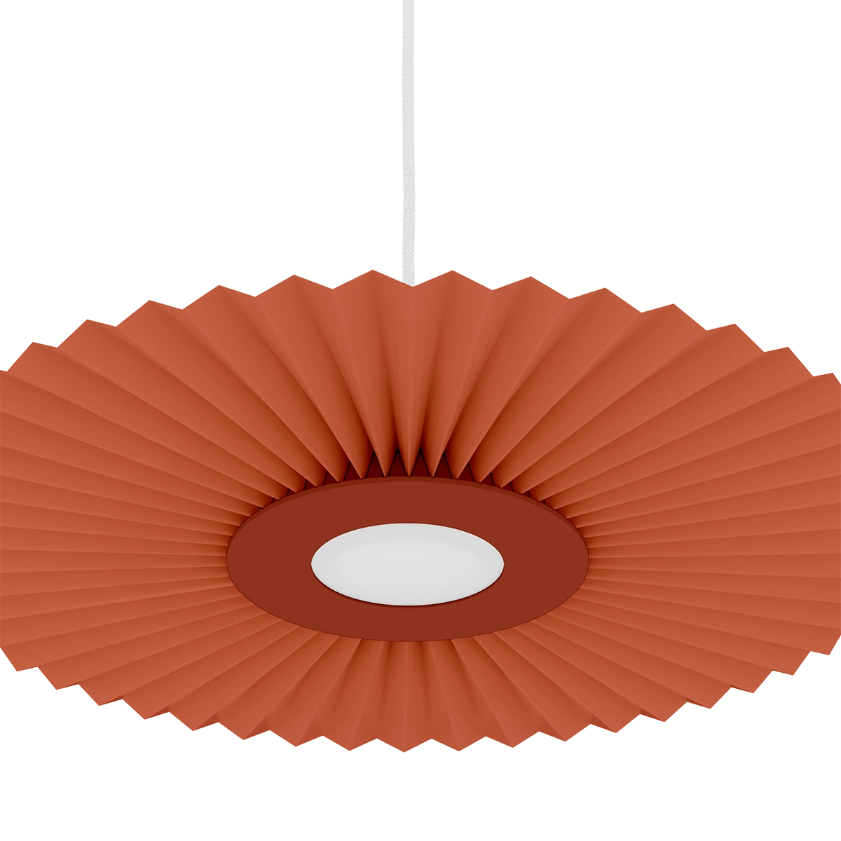 Carmen S pendant light 50cm, white