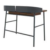 victor bureau noyer gris ardoise mat 3