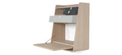 gaston secretaire mural 60 chene gris ardoise gris clair 4