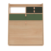 gaston secretaire mural 60 chene vert cendre sauge 1