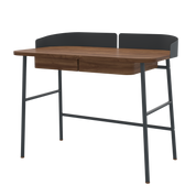 victor bureau noyer gris ardoise mat 1
