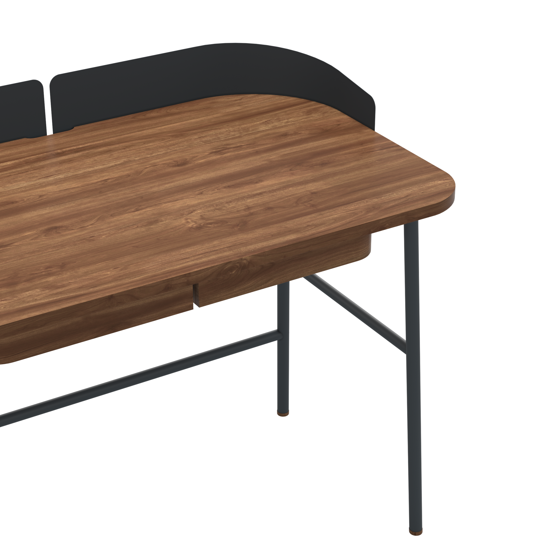 victor bureau noyer gris ardoise mat 5