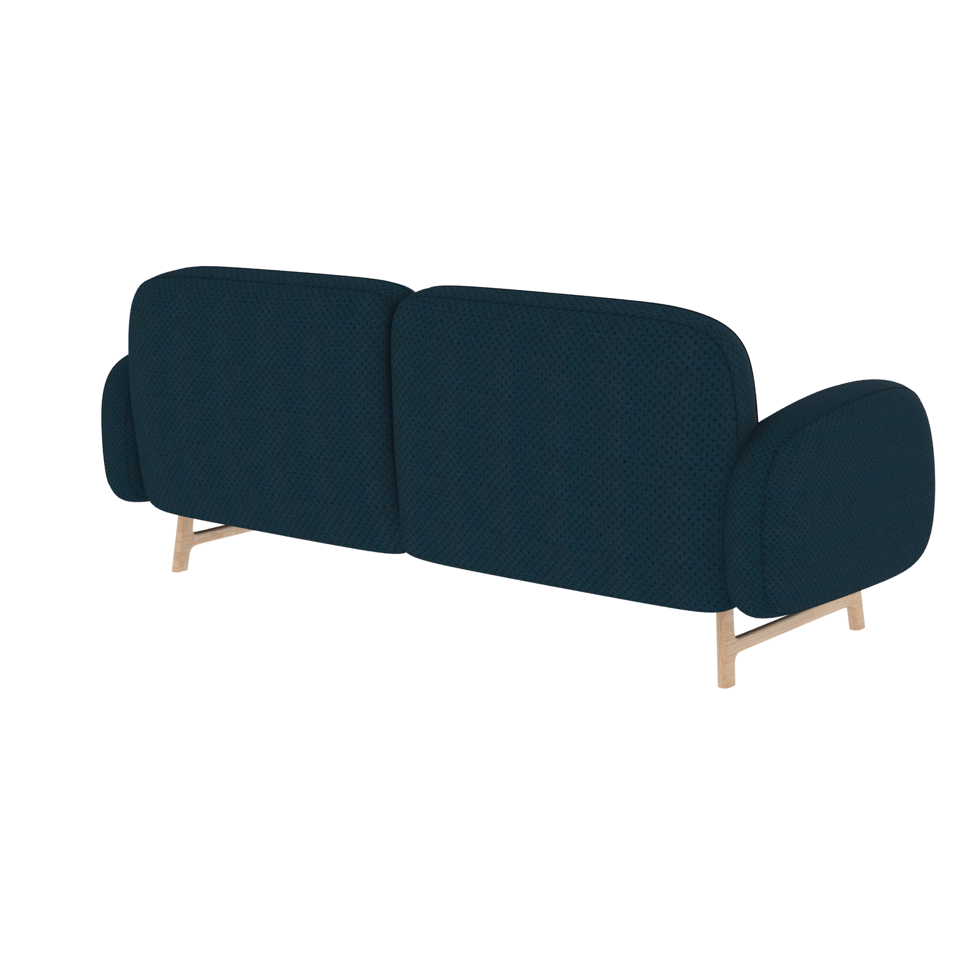 auguste canape 3 places bleu cobalt 4
