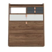 gaston secretaire mural 60 noyer gris ardoise gris clair 2