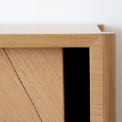 Marius sideboard 155 cm, natural oak