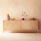 Marius sideboard 185 cm, natural oak